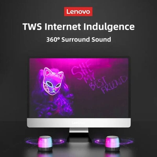 Lenovo ThinkPlus K3 PLUS RGB - Baffle / Haut-parleur Bluetooth - RGB, Carte TF, TWS – Image 7