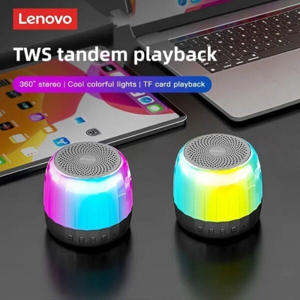 Lenovo ThinkPlus K3 PLUS RGB - Baffle / Haut-parleur Bluetooth - RGB, Carte TF, TWS