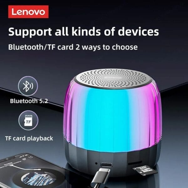 Lenovo ThinkPlus K3 PLUS RGB - Baffle / Haut-parleur Bluetooth - RGB, Carte TF, TWS – Image 10
