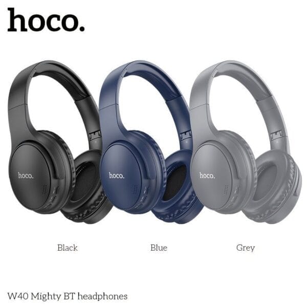 Hoco W40 - Casque Bluetooth 5.3 Pliable - Carte TF + AUX – Image 2