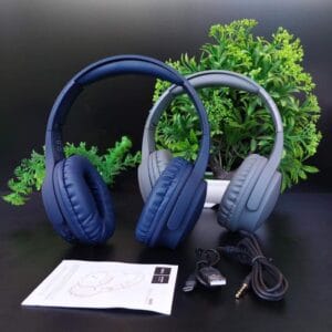 Hoco W40 - Casque Bluetooth 5.3 Pliable - Carte TF + AUX - Bleu