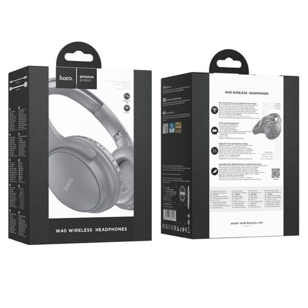 Hoco W40 - Casque Bluetooth 5.3 Pliable - Carte TF + AUX – Image 19