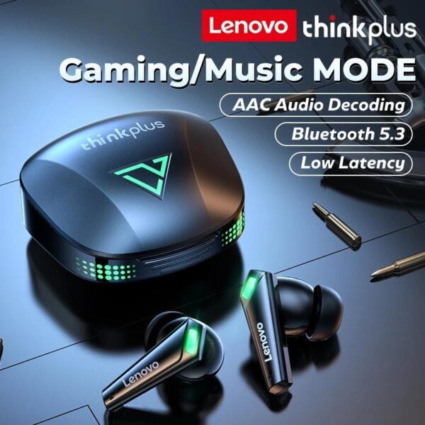 Lenovo XT85 II - Ecouteurs Gaming Sans Fil Bluetooth 5.3