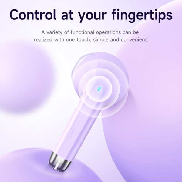 Hoco EQ1 – Ecouteurs Sans Fil Bluetooth 5.3 - Mauve – Image 4