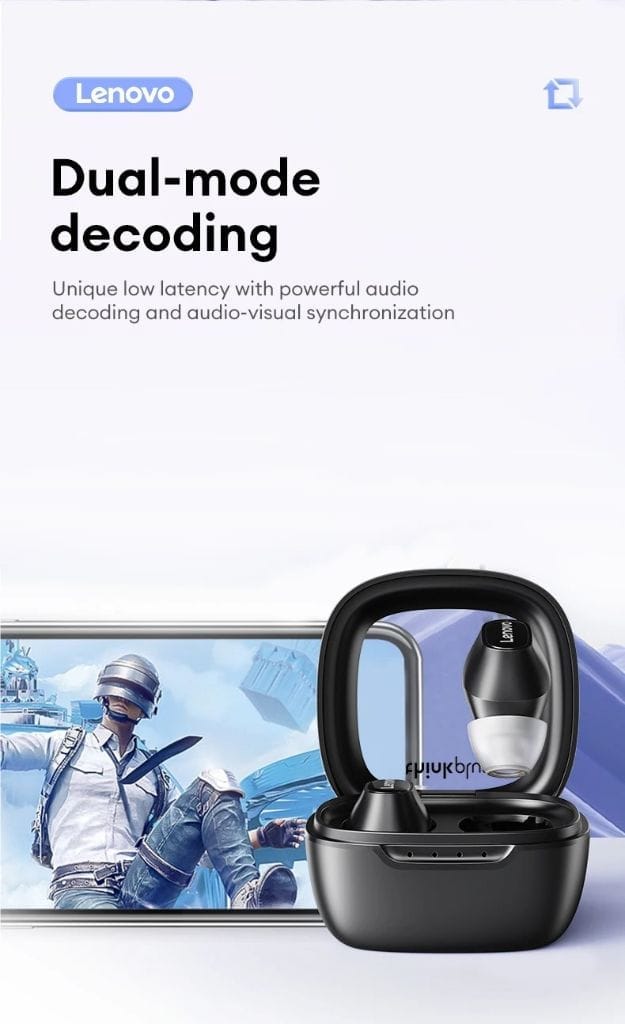 Lenovo XT62 - Ecouteurs Sans Fil Bluetooth 5.3 - Noir Lenovo XT62 - Ecouteurs Sans Fil Bluetooth 5.3 - Noir