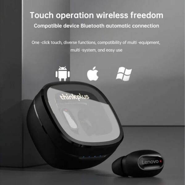 Lenovo XT62 - Ecouteurs Sans Fil Bluetooth 5.3 - Noir – Image 6