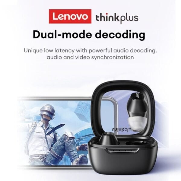 Lenovo XT62 - Ecouteurs Sans Fil Bluetooth 5.3 - Blanc – Image 6