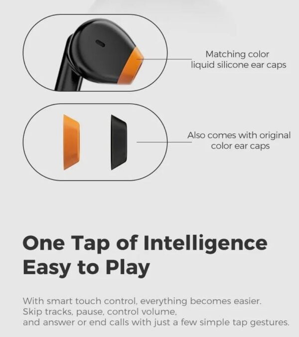 Realfit F2 - Ecouteurs Bluetooth - Noir / Orange – Image 8
