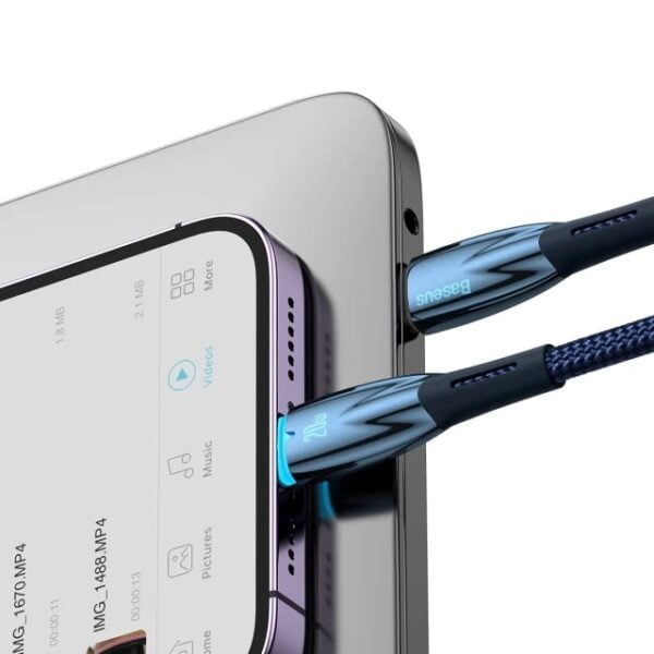 Câble de Charge Rapide Baseus Glimmer - 20W pour Apple - 1 mètre – Image 5