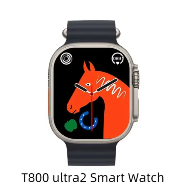 Smartwatch T800 Ultra 2 - Écran IPS 1,99 pouces - Noir – Image 2