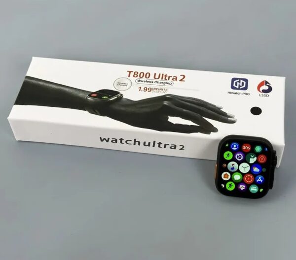 Smartwatch T800 Ultra 2 - Écran IPS 1,99 pouces - Noir – Image 8