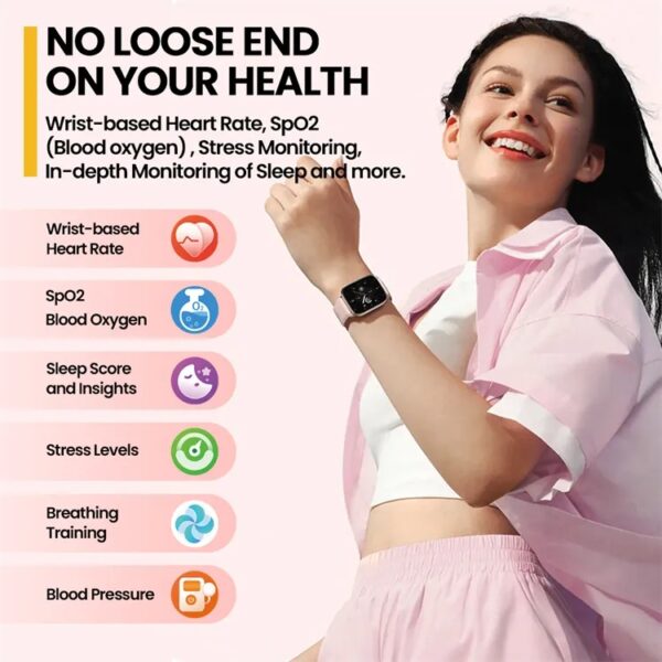 Smart Watch Zeblaze GTS 3 - Noir – Image 5