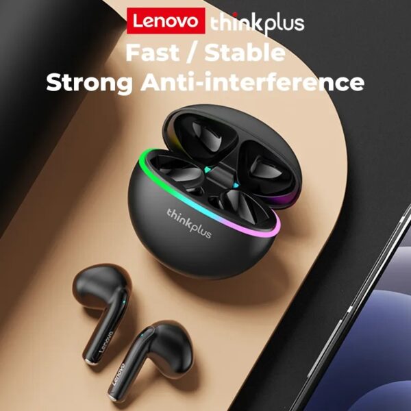 Lenovo XT97 - Ecouteurs Bluetooth - Noir – Image 4