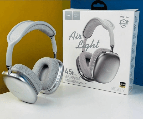 Hoco. W35 AIR – Casque Bluetooth 5.3 Avec 45h d’Autonomie - Gris