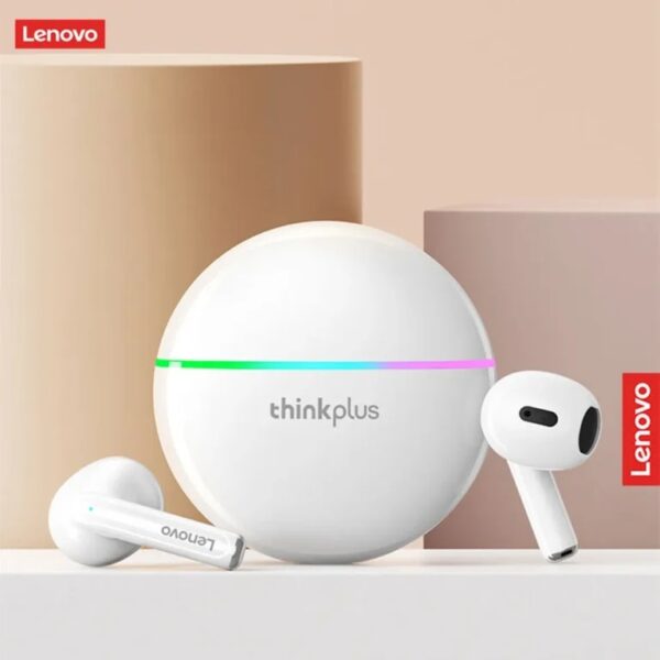 Lenovo XT97 - Ecouteurs Bluetooth - Blanc – Image 4