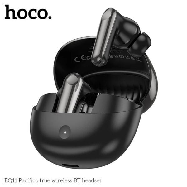 Écouteurs Bluetooth HOCO EQ11 - Noir – Image 3