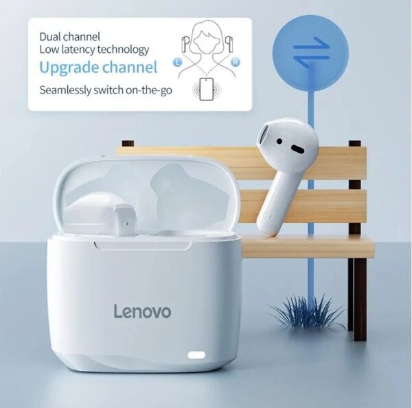 Lenovo TC3302 - Ecouteurs Bluetooth - Bleu – Image 2