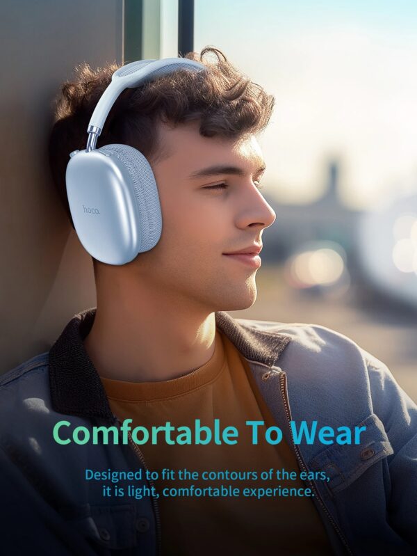 Hoco. W35 AIR – Casque Bluetooth 5.3 Avec 45h d’Autonomie - Gris – Image 5