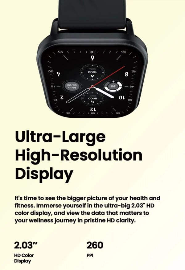 Smart Watch Zeblaze GTS 3 - Noir – Image 12