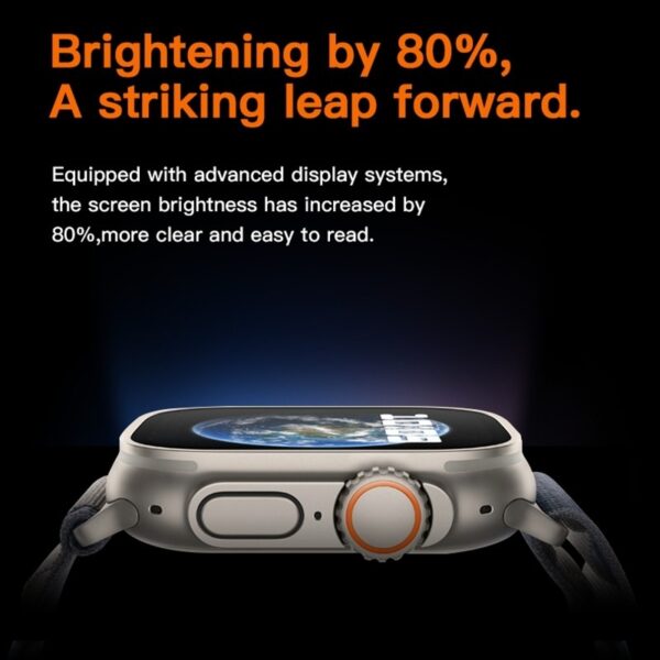 Smartwatch T800 Ultra 2 - Écran IPS 1,99 pouces - Orange – Image 4