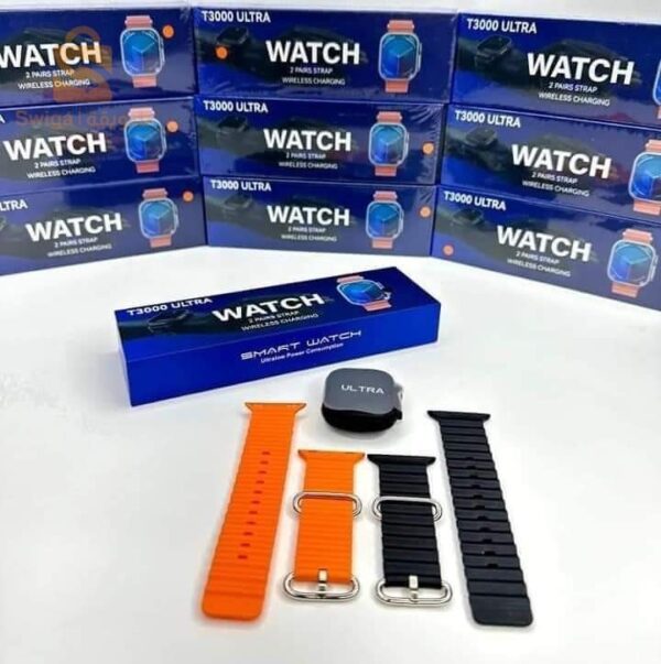 Smartwatch T3000 Ultra avec 2 Bracelets