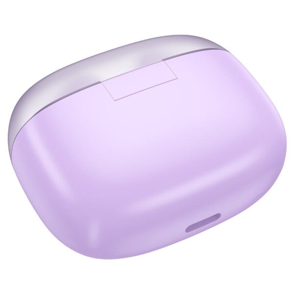Hoco. EQ12 - Ecouteurs Bluetooth 5.3 avec 32h d'Autonomie - Mauve – Image 4