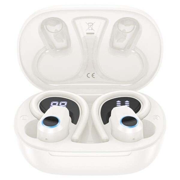 Écouteurs Bluetooth HOCO EQ8 Blanc : Confort et Qualité – Image 5