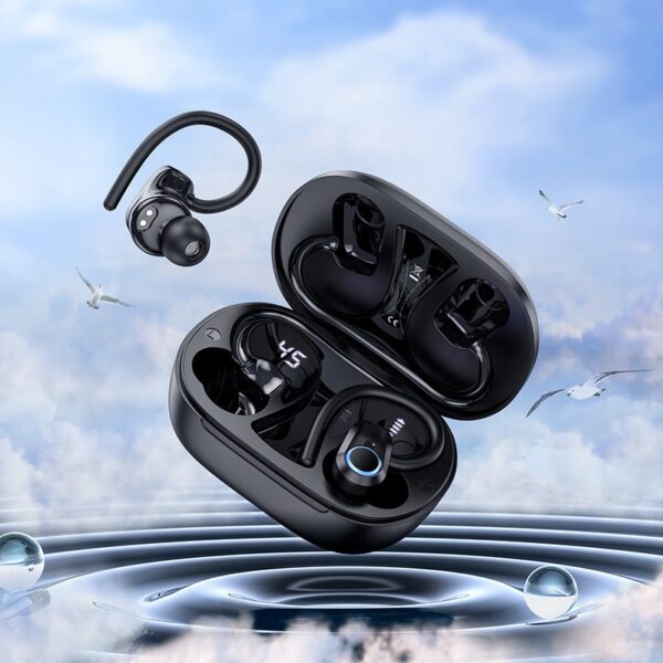 Hoco EQ8 - Écouteurs Bluetooth 5.3 - 7h d'Autonomie Non-Stop - Noir