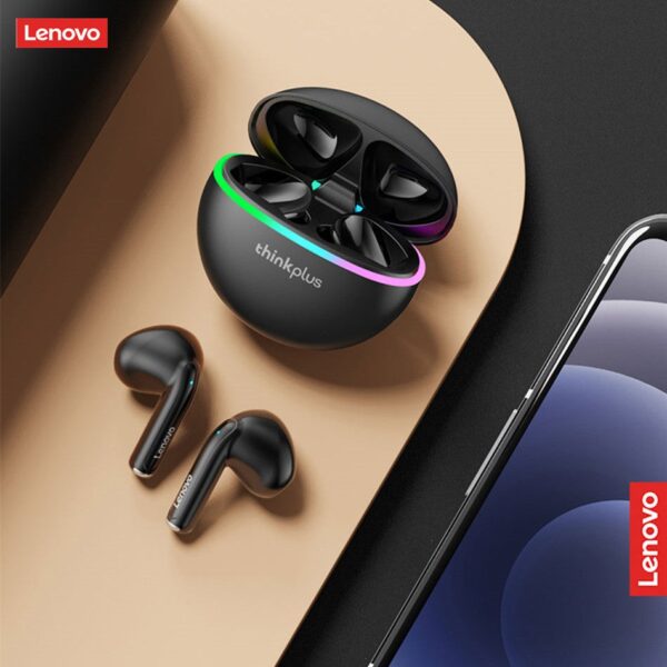 Lenovo XT97 - Ecouteurs Bluetooth - Noir – Image 2