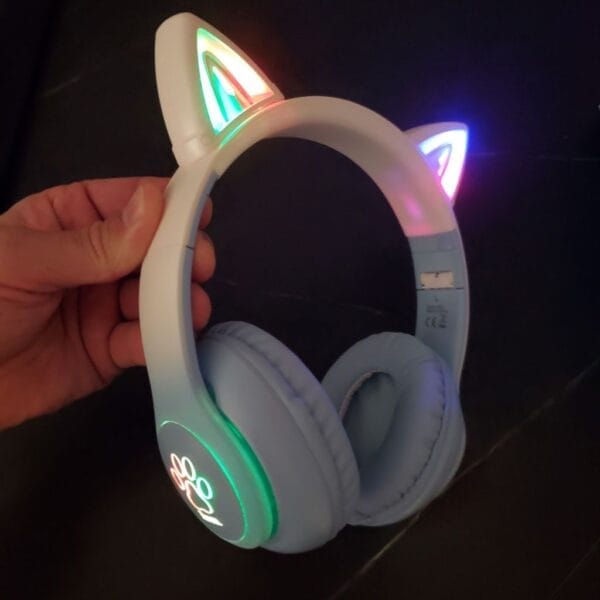 Hoco W42 Cat Ears - Casque Bluetooth 5.3 avec Oreilles de chats – Image 10
