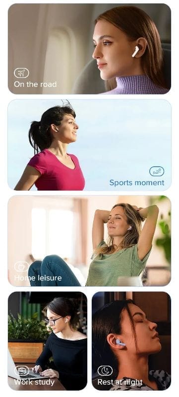 RealFit F1 - Écouteurs Bluetooth 5.3 - Blanc RealFit F1 - Écouteurs Bluetooth 5.3 - Blanc