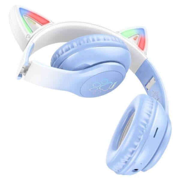 Hoco W42 Cat Ears - Casque Bluetooth 5.3 avec Oreilles de chats – Image 14