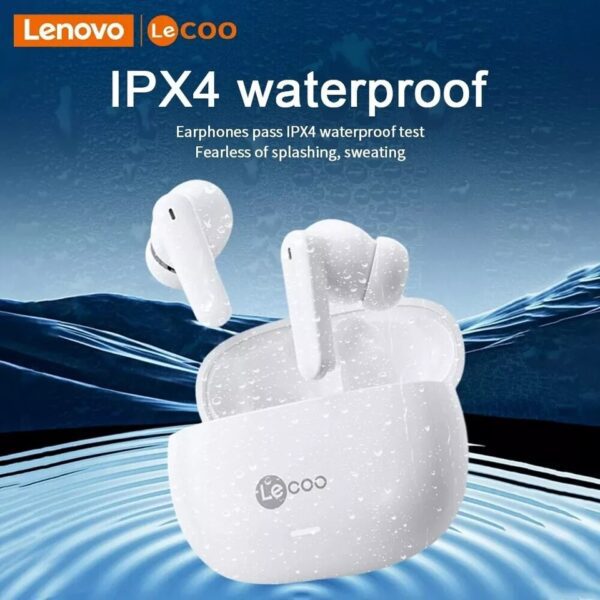 Lenovo LeCOO EW322 - Ecouteurs Sans Fil Bluetooth 5.3 - Blanc – Image 8