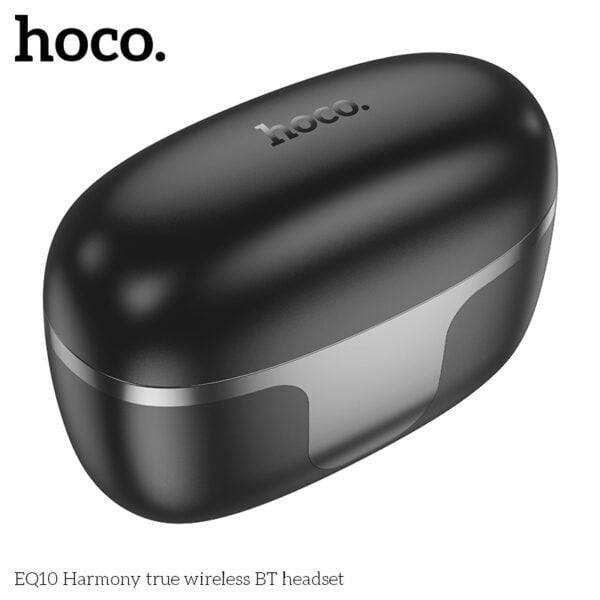 Hoco. EQ10 - Ecouteurs Bluetooth 5.3 - Noir – Image 3