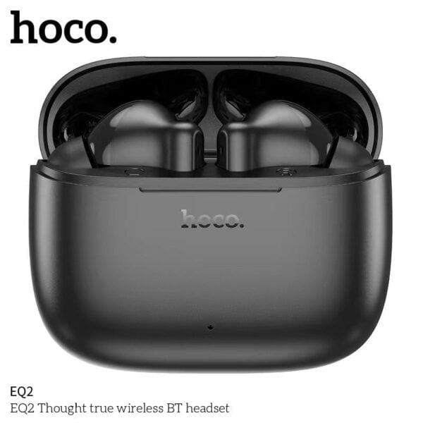 Hoco EQ2 Thought - Écouteurs Bluetooth 5.3 avec 7h d'Autonomie - Noir – Image 3