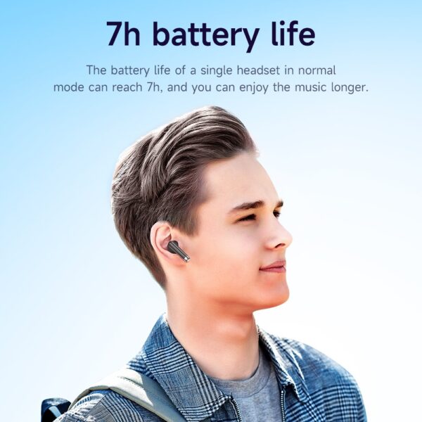 Hoco EQ2 Thought - Écouteurs Bluetooth 5.3 avec 7h d'Autonomie - Noir – Image 4