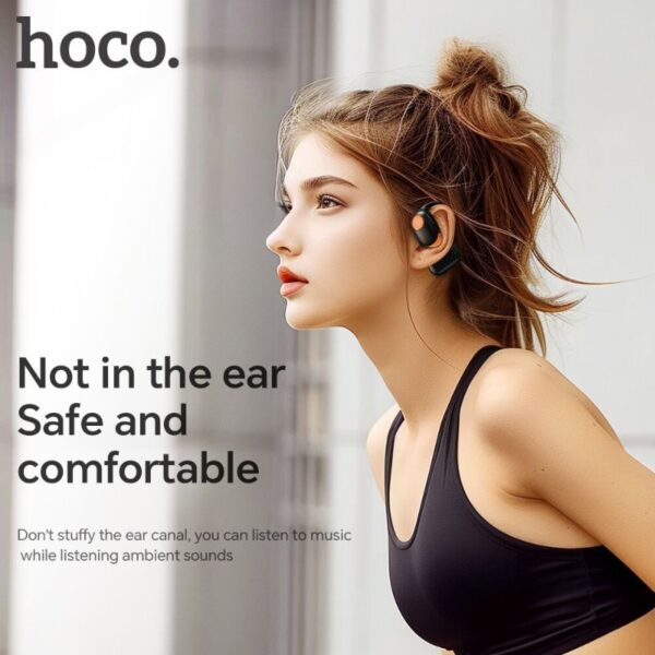 Hoco EA1 Spectrum - Ecouteurs Bluetooth 5.3 - 10h d'Autonomie Non-Stop - Noir – Image 3