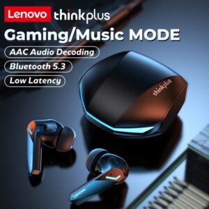 Lenovo GM2 PRO - Écouteurs Gaming Bluetooth 5.3 – Noir