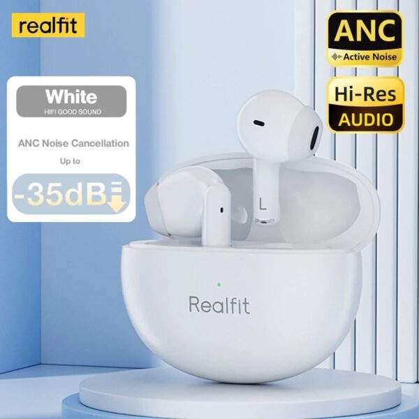 Realfit F2 Pro - Écouteurs Bluetooth 5.4 ANC / 4 Micros ENC – Image 3