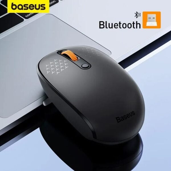 Baseus F01B Tri-Mode - Souris sans fil Bluetooth 5.0 Silencieuse - 800/1000/1600DPI – Image 8