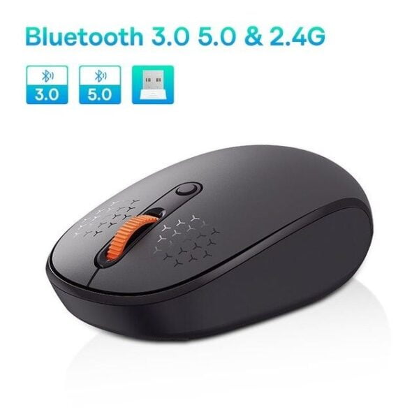 Baseus F01B Tri-Mode - Souris sans fil Bluetooth 5.0 Silencieuse - 800/1000/1600DPI – Image 9