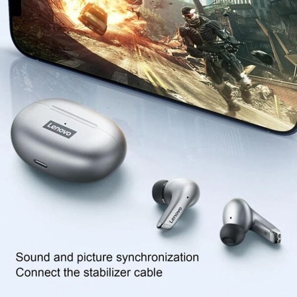 Lenovo LP5 - Ecouteurs bluetooth sans Fil - Silver – Image 3
