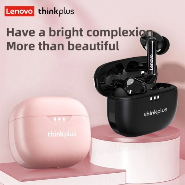 Lenovo LP3 PRO - Ecouteurs Bluetooth 5.2 - Rose – Image 4