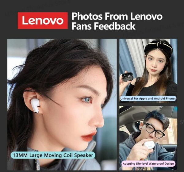 Lenovo LP5 - Ecouteurs bluetooth sans Fil - Silver – Image 8