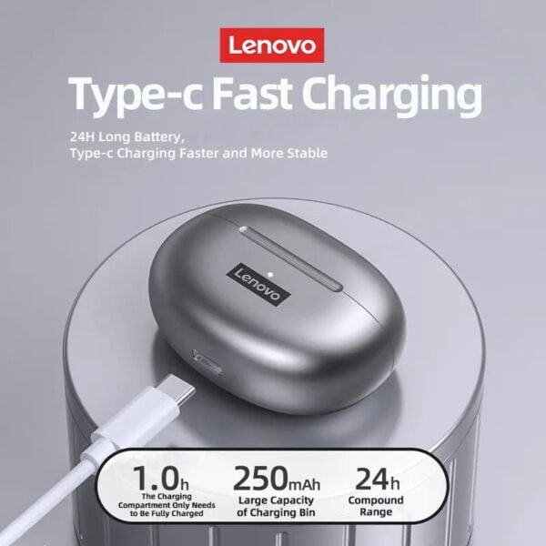 Lenovo LP5 - Ecouteurs bluetooth sans Fil - Silver – Image 7