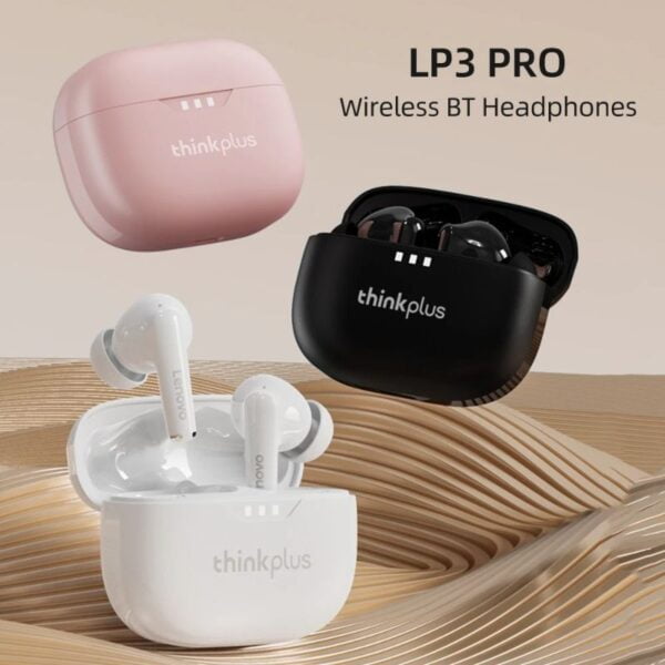 Lenovo LP3 PRO - Ecouteurs Bluetooth 5.2 - Rose – Image 6