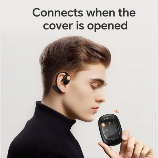 Hoco EA1 Spectrum - Ecouteurs Bluetooth 5.3 - 10h d'Autonomie Non-Stop - Noir – Image 5