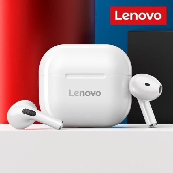 Lenovo LP40 - Ecouteurs Sans Fil Bluetooth - Blanc