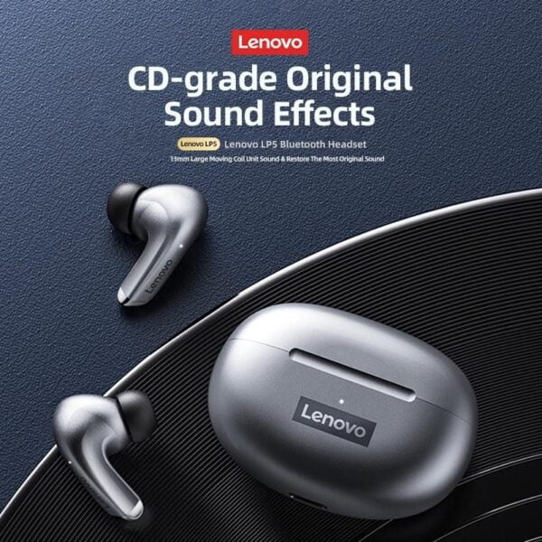 Lenovo LP5 - Ecouteurs bluetooth sans Fil - Silver – Image 4