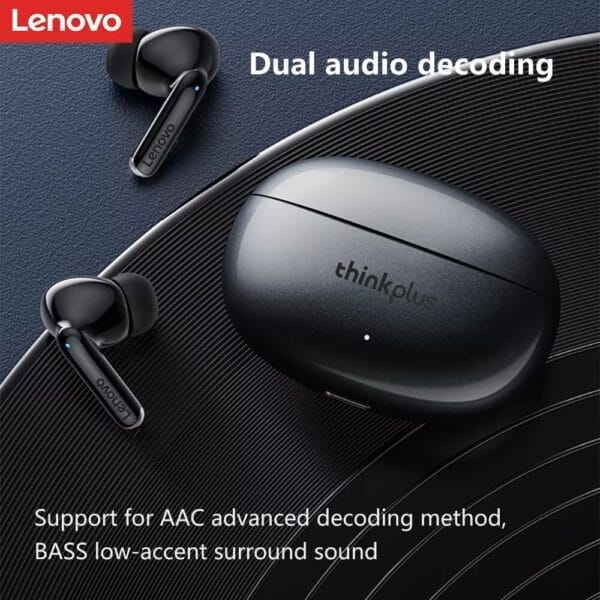 Lenovo XT88 - Ecouteurs Sans Fil Bluetooth 5.3 - Gris – Image 7